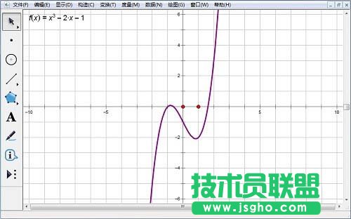 幾何畫(huà)板如何繪制函數(shù)圖像并設(shè)定函數(shù)定義域 三聯(lián)