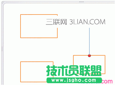 單擊要重新連接到其他形狀的連接線。
