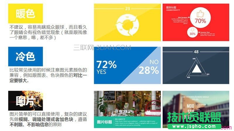扁平化PPT設(shè)計(jì)制作教程2：顏色與色塊