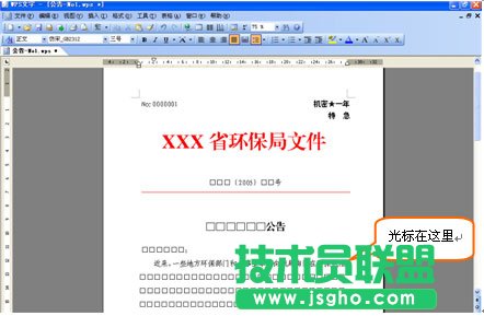 WPS正確編輯公文內(nèi)容教程