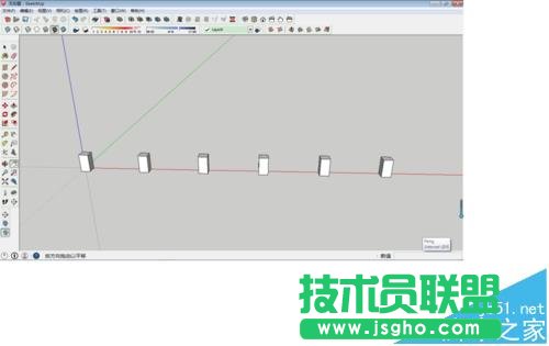 SketchUp怎么快速復(fù)制圖形?