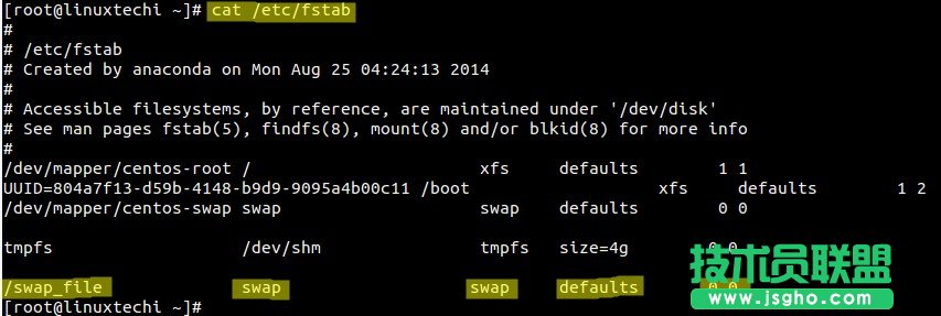 在Linux系統(tǒng)上使用交換文件擴(kuò)展swap空間的方法