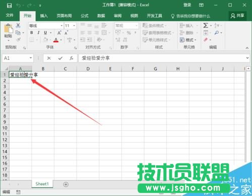 Excel2016一個(gè)單元格怎么分成兩行？Excel2016單元格分行教程