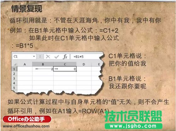 實例詳解Excel中循環(huán)引用的用法