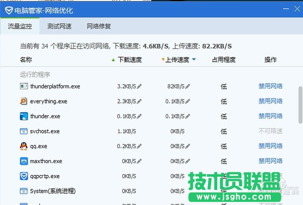 如何限制迅雷Thunderplatform.exe上傳 三聯(lián)
