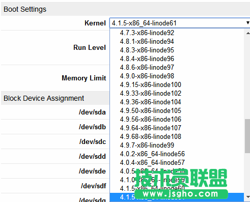 技術員聯盟：如何修改linode主機的centos內核？ 3