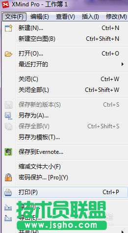 XMind打印功能如何使用？