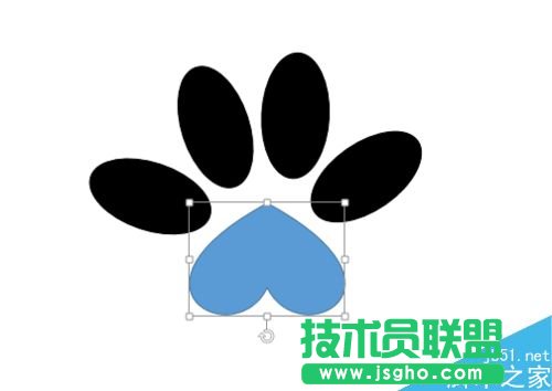 ppt怎么制作小狗腳印？