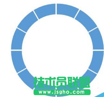 如何用PPT繪制設(shè)計一個分割型環(huán)形圖？