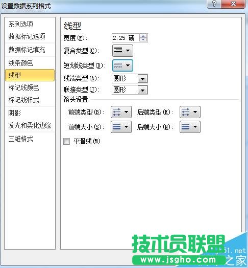 excel折線(xiàn)圖怎么設(shè)置實(shí)線(xiàn)虛線(xiàn)混排顯示?
