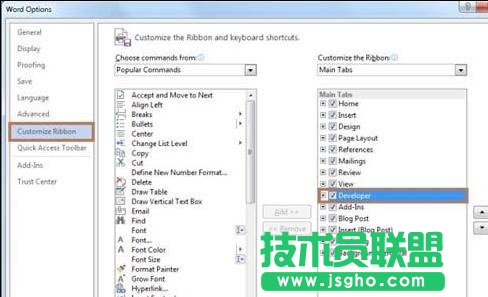 如何使用Word2013中新增的開發(fā)工具