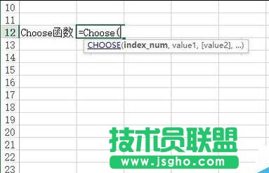 Excel中Choose函數(shù)如何使用？