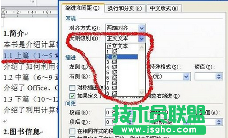 將其大綱級別設(shè)置為“2級”