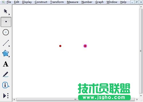 幾何畫板怎樣畫半圓？