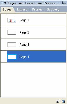 使用Pages（頁面）面板制作網頁