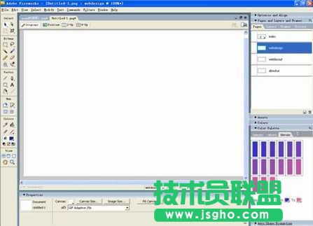 使用Pages（頁面）面板制作網頁