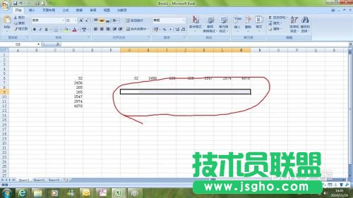 EXCEL中如何橫向輸入數據？